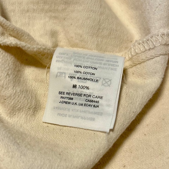 MADEWELL WOVEN NATURAL COTTON PULL-OVER HOODIE WITH TASSLE TIES - Picture 4 of 5